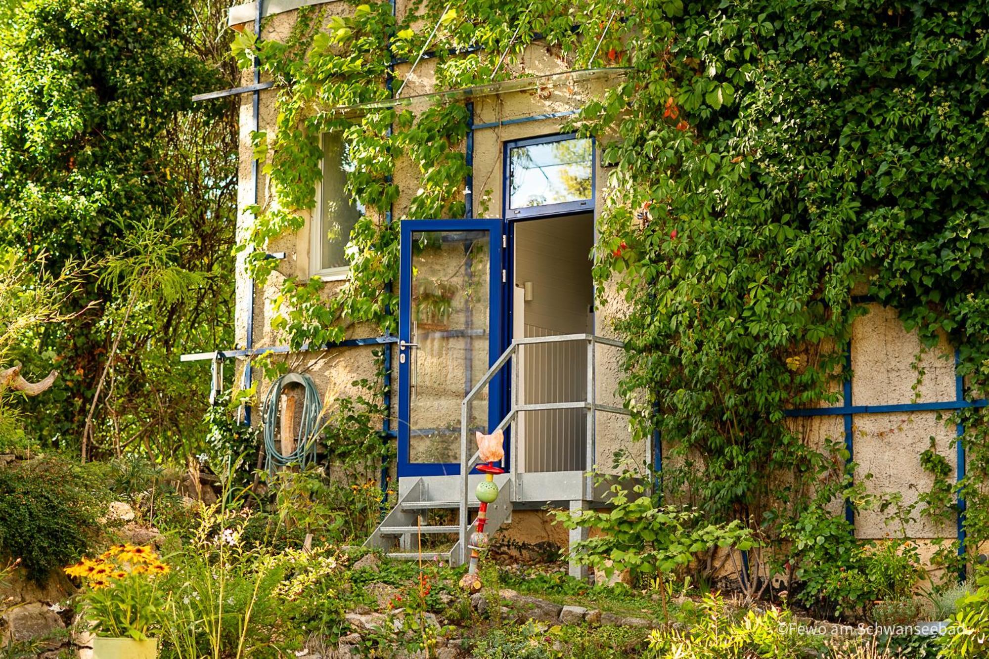 Fewo Am Schwanseebad Mit Garten - Ruhig, Familienfreundlich Und Zentrumsnah Weimar  Dış mekan fotoğraf